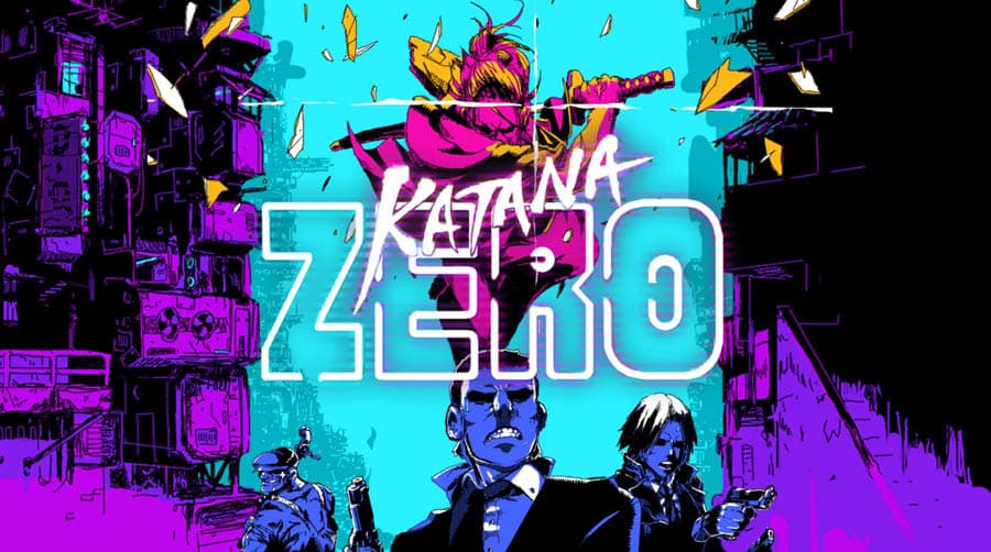 The official cover of Katana ZERO.