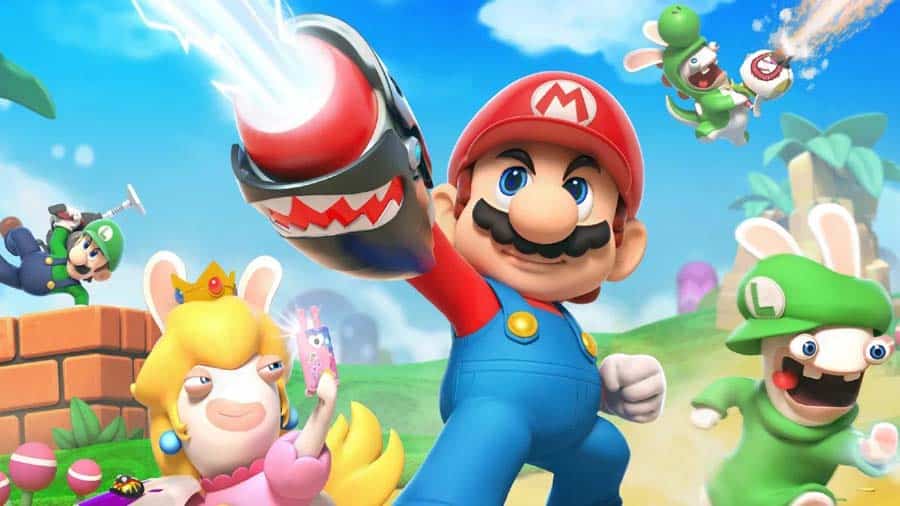 The Official Picture of Mario + Rabbids Kingdom Battle.