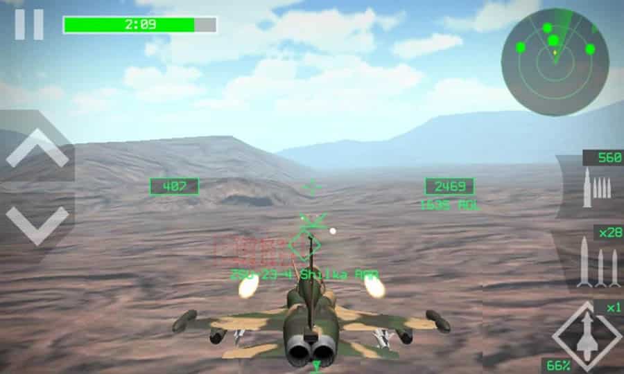 An official picture of Strike Fighters Attack, one of the best Air Force games for iOS.