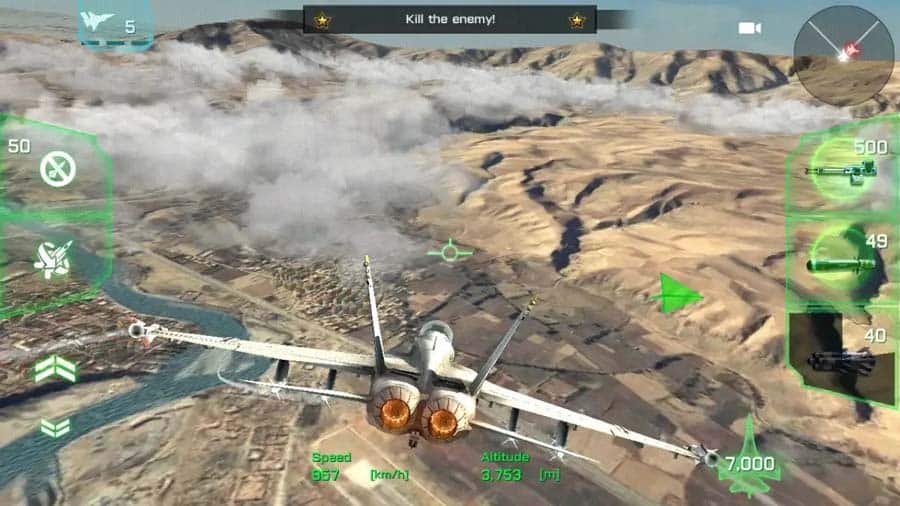 An official picture Ace Fighter: Modern Air Combat.