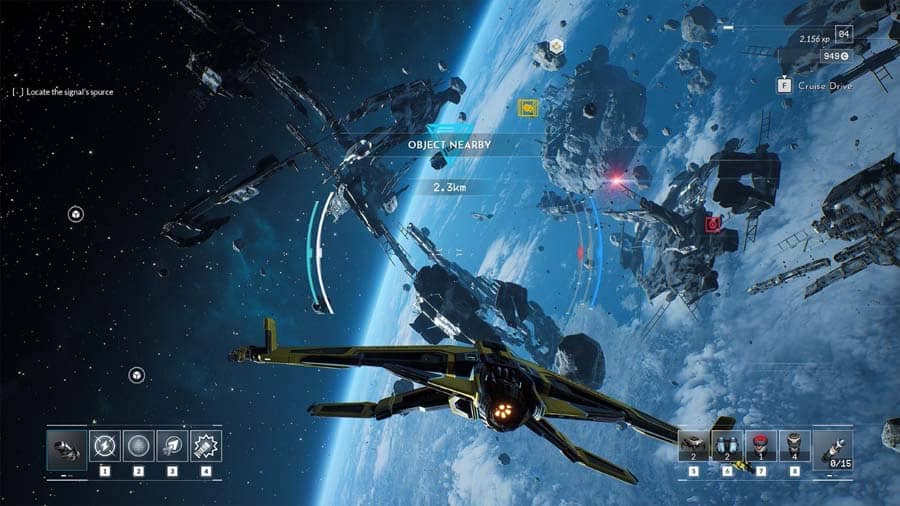 An official picture of Everspace 2, one of the best aircraft games for PS5.