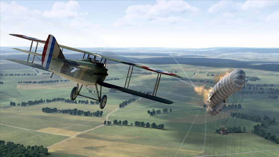 A wallpaper of Rise of Flight: The First Great Air War.