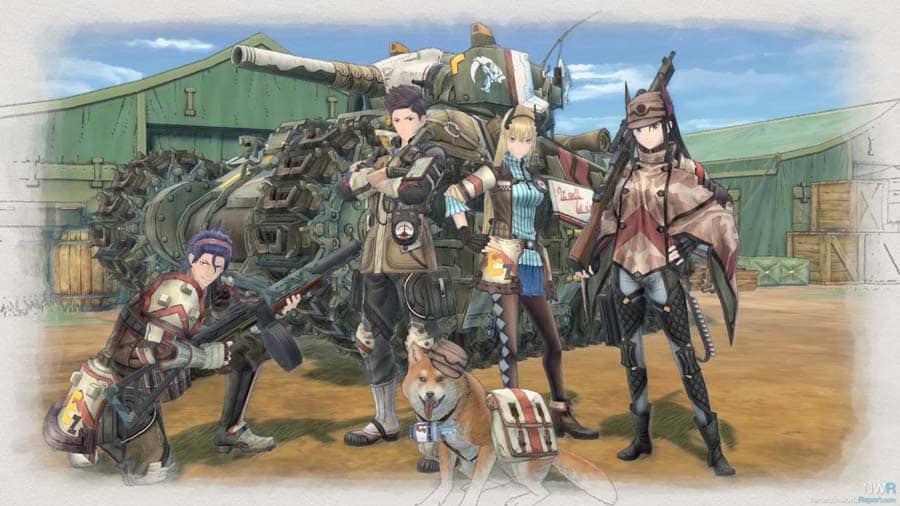 A picture of Valkyria Chronicles 4, one of the best aircraft games for Switch.