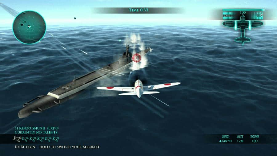 A picture of Air Conflicts: Pacific Carriers, one of the best aircraft games for Switch.