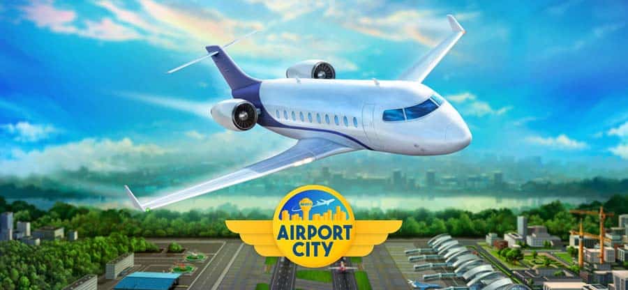 A wallpaper of Airport City, one of the best airport management games for Android.