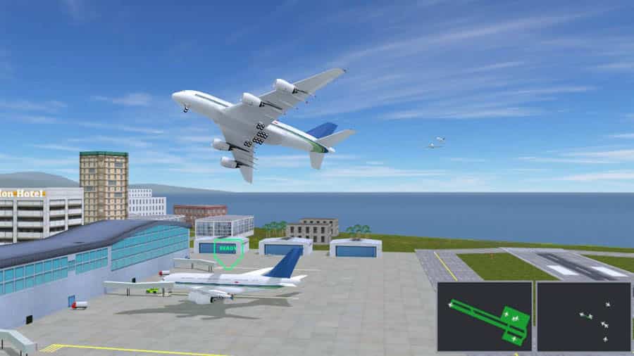 A main wallpaper of Airport Madness 3D, one of the best airport management games for Steam.