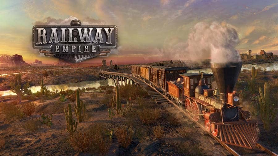 A wallpaper of Railway Empire, one of the best airport management games for Xbox.