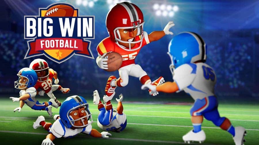 A picture of Big Win Football 2024, one of the best American Football games for iOS.