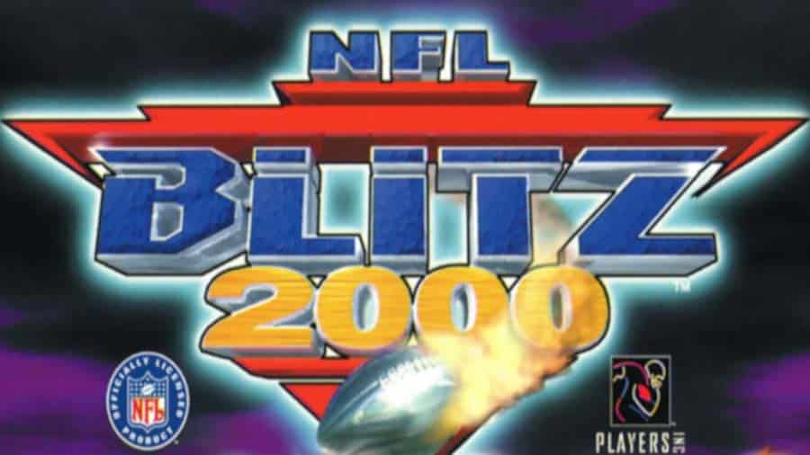 A wallpaper of NFL Blitz 2000, one of the best American Football games for PC.