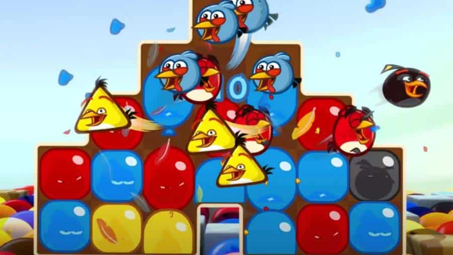 A picture of Angry Birds Blast, one of the best Angry Birds for iOS.