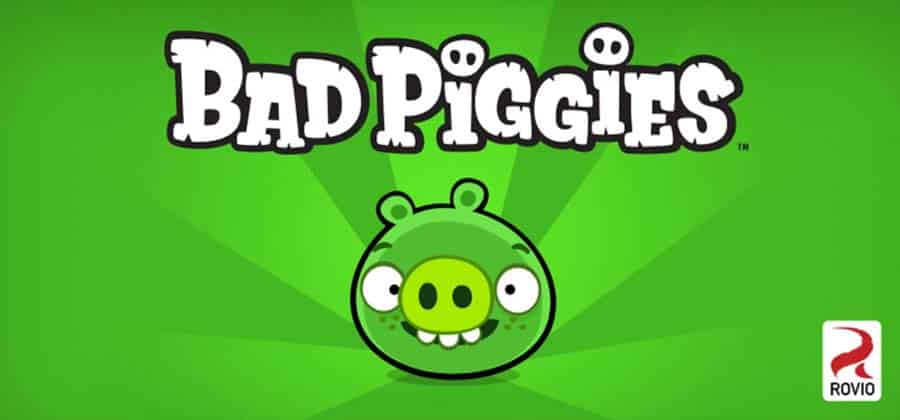 A picture of Bad Piggies, one of the best Angry Birds for iOS.