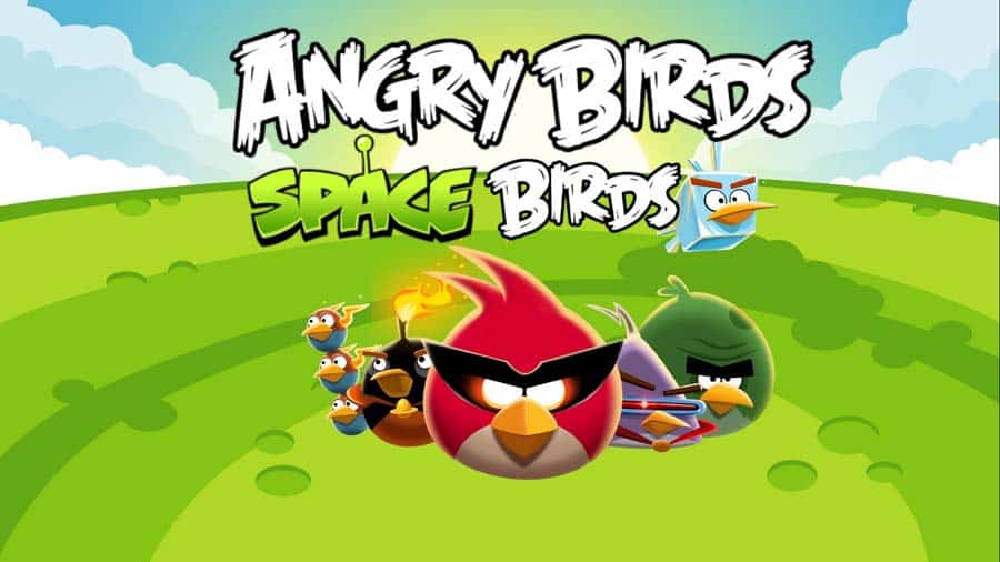 A picture of Angry Birds Space, one of the best Angry Birds games for Mac