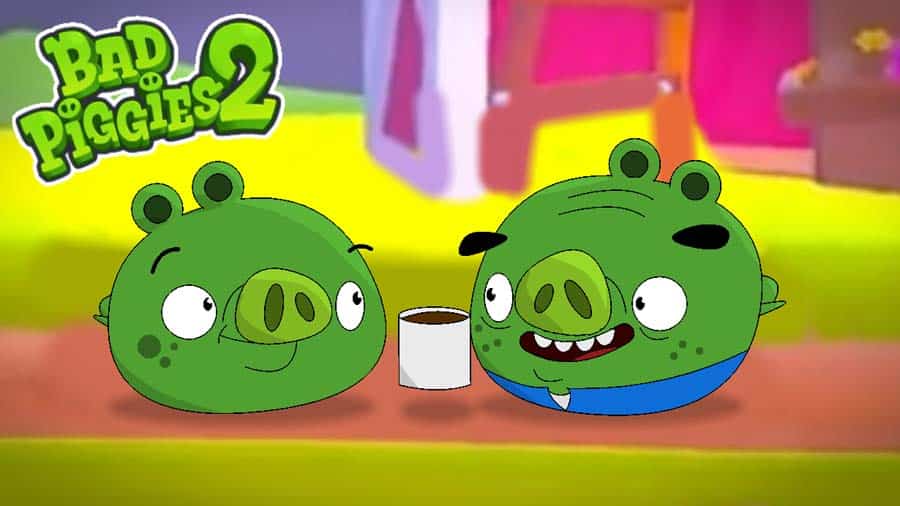 A picture of Bad Piggies, one of the best Angry Birds games for Mac.