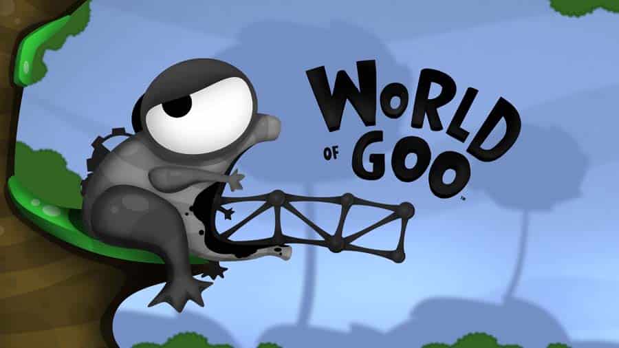 A wallpaper of World of Goo, one of the best Angry Birds games for Mac.