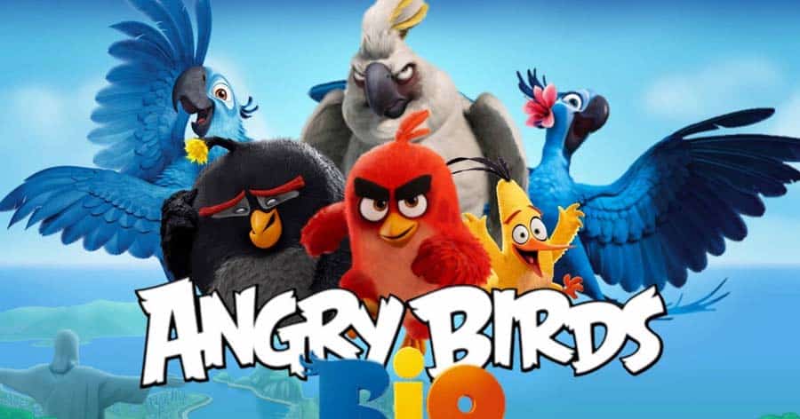 The Official Picture of Angry Birds Rio.