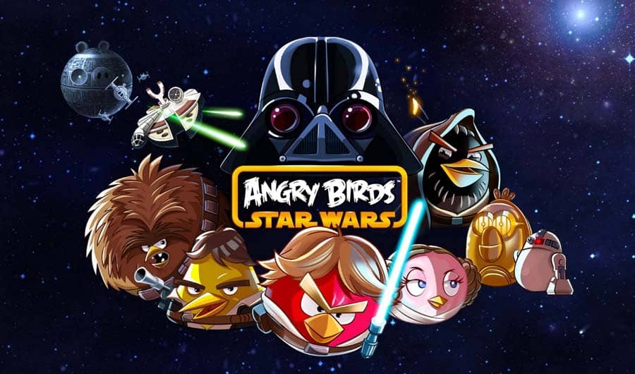 A picture of Angry Birds: Star Wars, one of the best Angry Birds games for PS4.