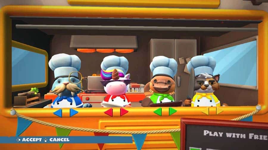 A picture of Overcooked! 2, one of the best Angry Birds games for PS4.