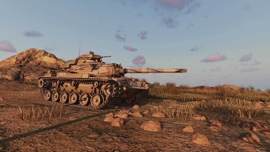 A picture of World of Tanks: Modern Armor, one of the best artillery games on PS5.