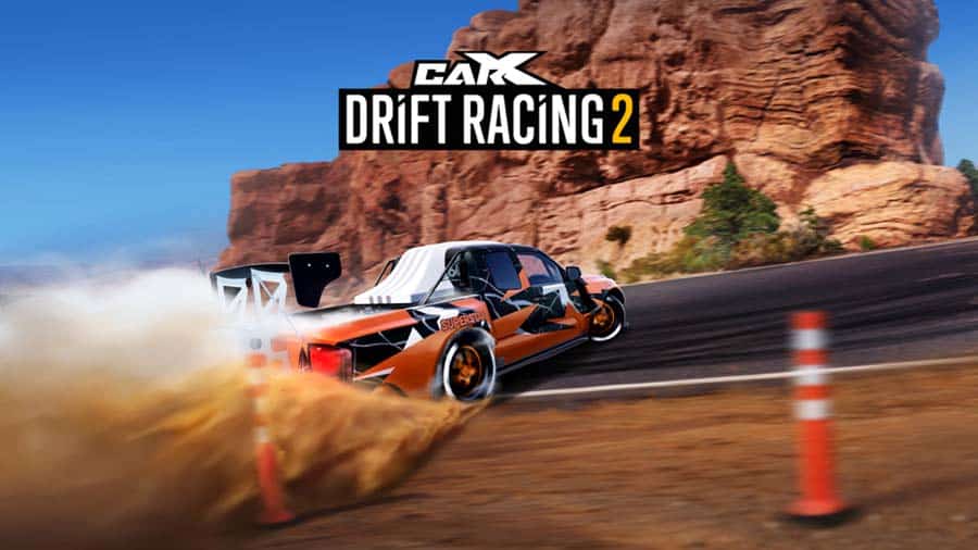 A wallpaper of CarX Drift Racing 2, one of the best asphalt games for iOS.