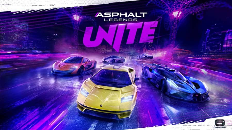 A picture of Asphalt Legends: Unite, one of the best asphalt games for Mac.