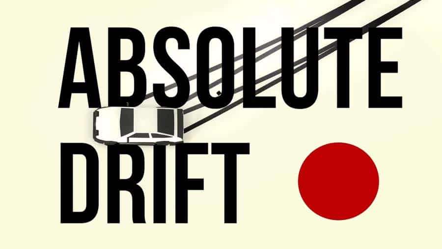 The official cover of Absolute Drift, one of the best asphalt games for Mac.