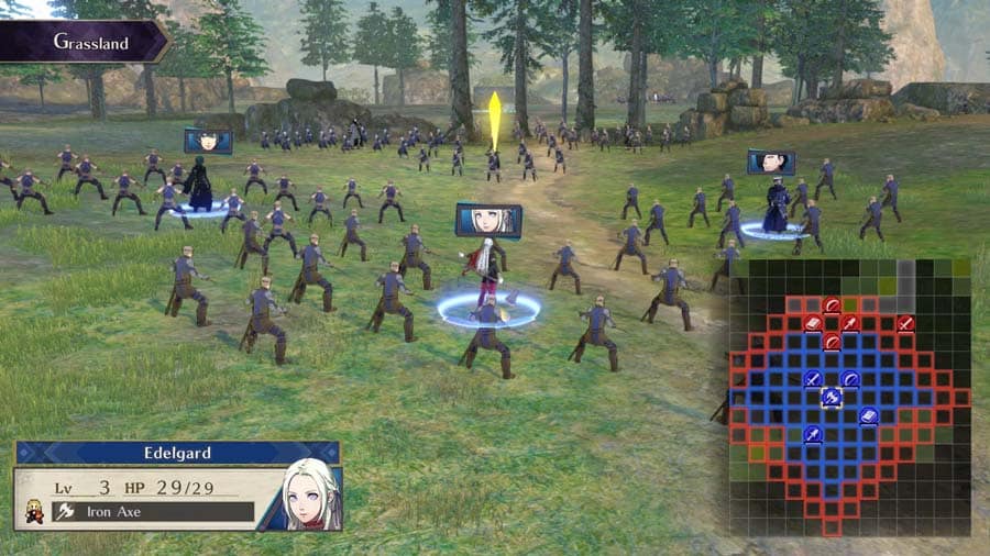 A main picture of Fire Emblem: Three Houses, one of the best Attack on Titan games for Switch.