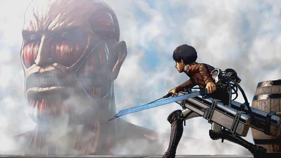 A wallpaper of Attack On Titan: Wings of Freedom.