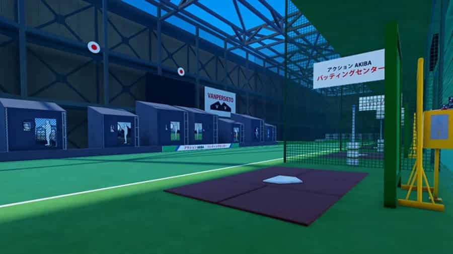 An official wallpaper of Baseball Batting Cages.