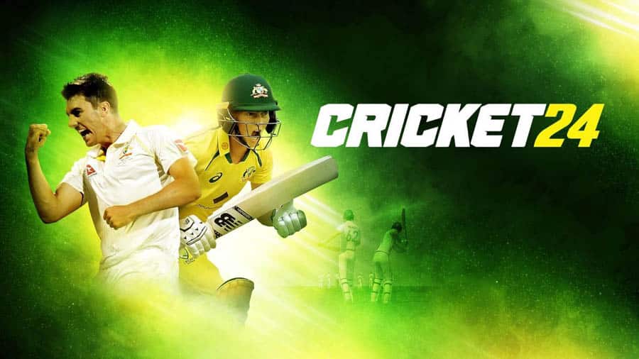 An official wallpaper of Cricket 24, one of the best cricket games for PC.