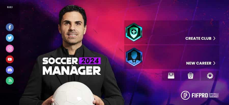 The Official Picture of Soccer Manager 2024, Featuring Mikel Arteta, The Successful Manager of Arsenal F.C.