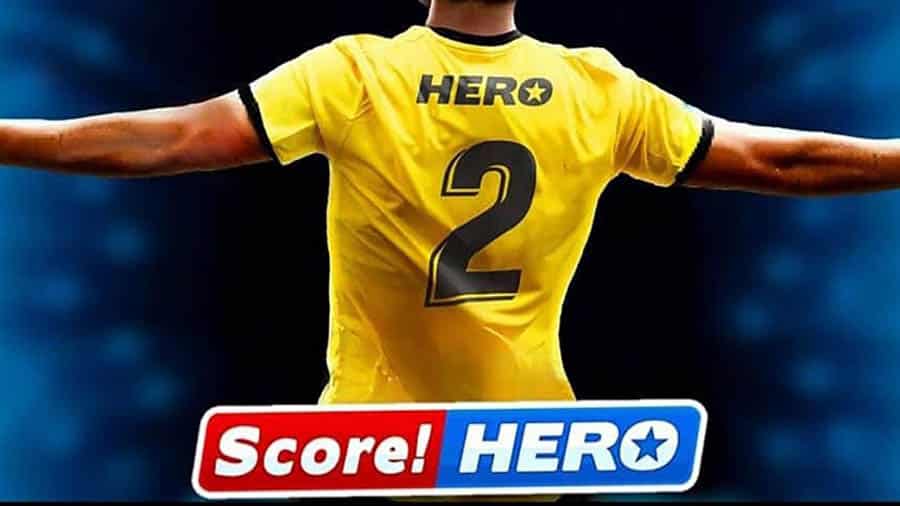 A picture of Score! Hero 2, is one of the best football manager games for iOS.