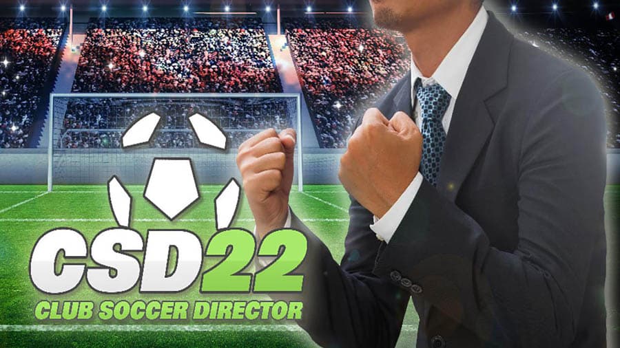 A main photo of Club Soccer Director 2022, one of the best football manager games on Steam.