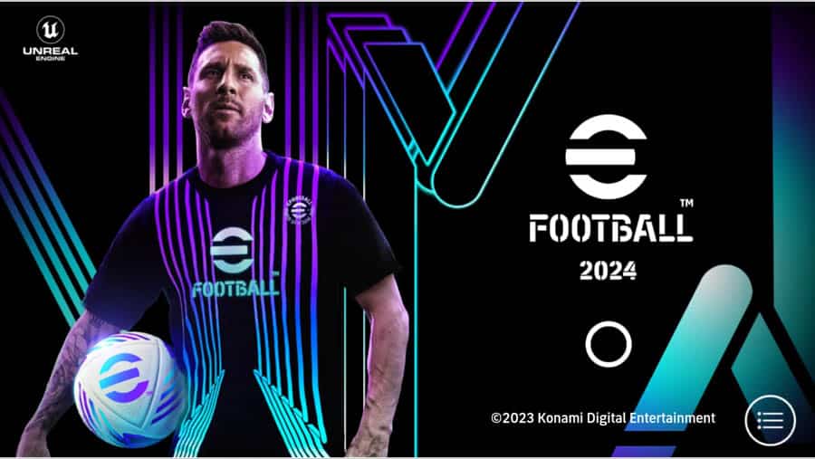 The Official Picture of eFootball from Japanese Game Company, Konami.