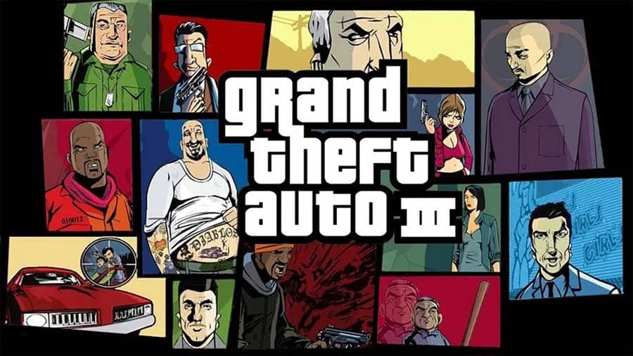 An official picture of Grand Theft Auto III, one of the best Grand Theft Auto games for Android.