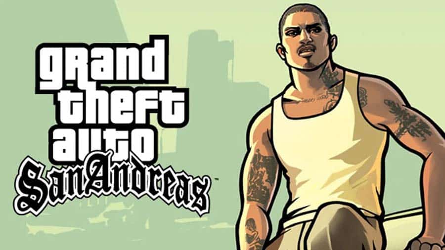 A wallpaper of Grand Theft Auto: San Andreas.