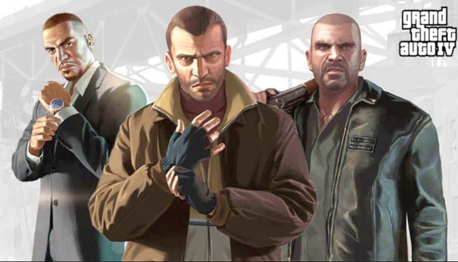 A wallpaper of Grand Theft Auto IV, one of the best Grand Theft Auto games for Xbox.