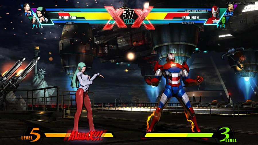 A main picture of Ultimate Marvel vs. Capcom 3.