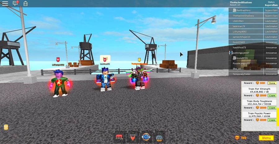 A main photo of Super Power Training Simulator, one of the best Iron Man games for Roblox.