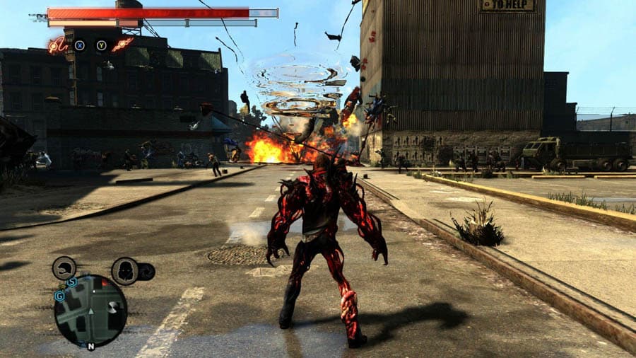 A wallpaper of Prototype 2, one of the best Iron Man games for Steam.