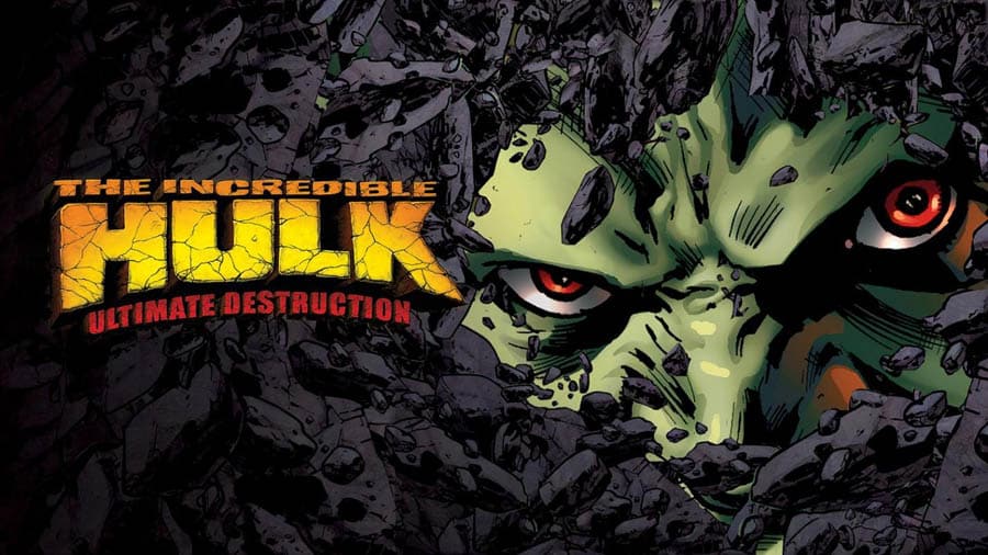 A wallpaper of Hulk: Ultimate Destruction, one of the best Iron Man games for Steam.