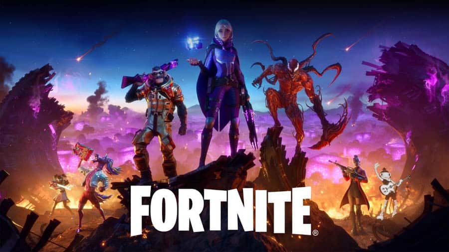 A picture of Fortnite, one of the best Iron Man games for Switch.