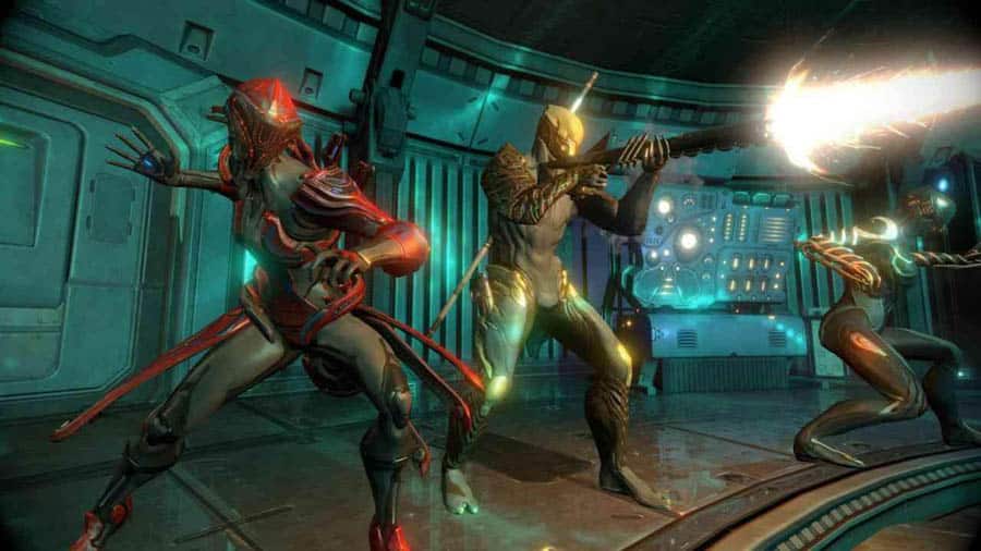 : A main picture of Warframe, one of the best Iron Man games for Xbox.