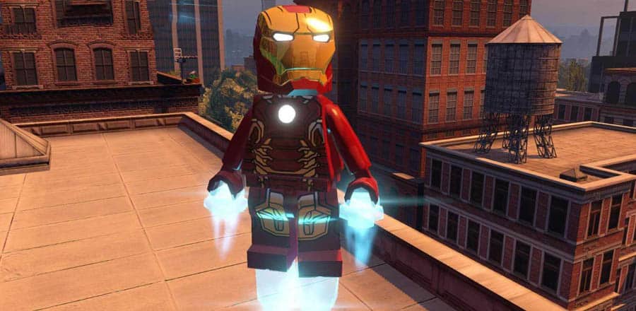 A main picture of LEGO Marvel’s Avengers, one of the best Iron Man games for Xbox.