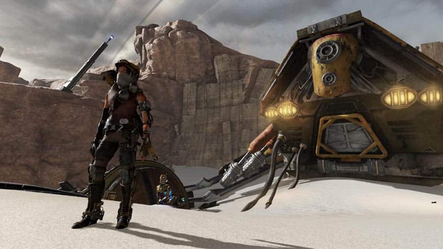 A wallpaper of ReCore, one of the best Iron Man games for Xbox.