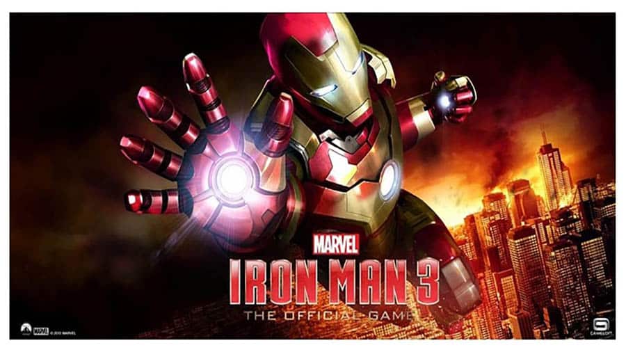 A picture of Iron Man 3: The Official Game.