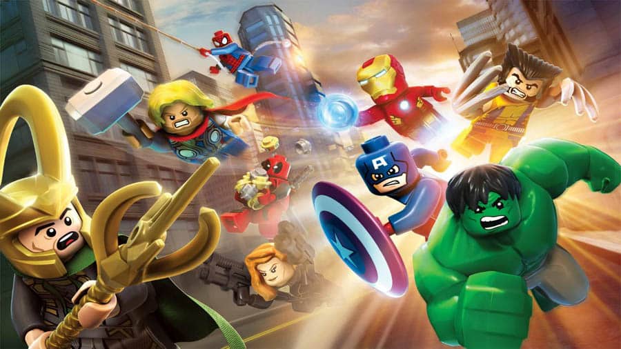 A main picture of LEGO Marvel Super Heroes, one of the best Marvel games for iOS.