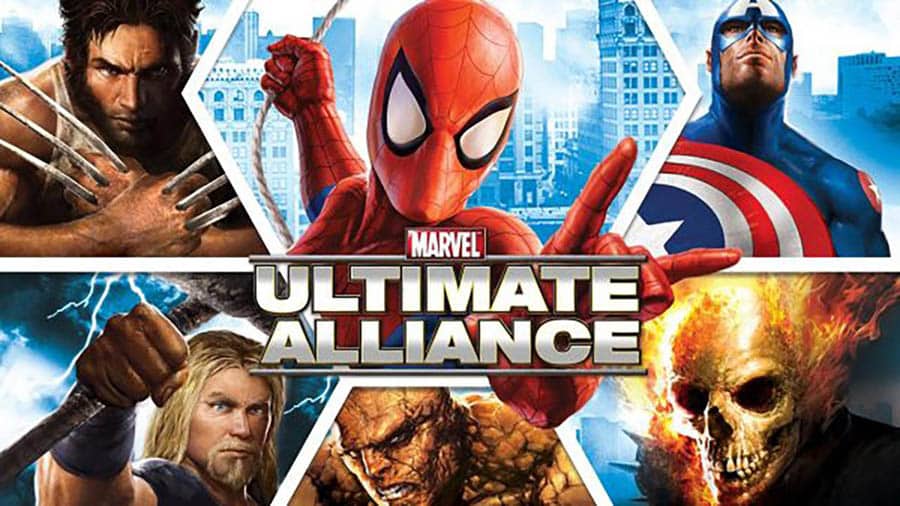 An official picture of Marvel: Ultimate Alliance, one of the best Marvel games for PC.