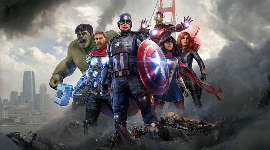 A picture of Marvel’s Avengers, one of the best Marvel games for PS4.