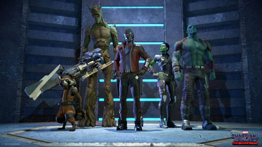 A picture of Guardians of the Galaxy: The Telltale Series.