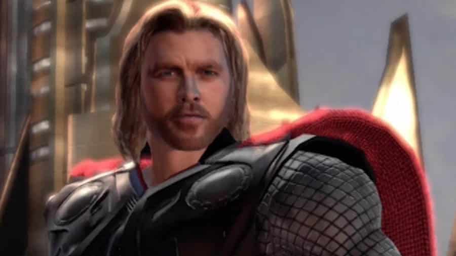 A picture of Thor: God of Thunder, one of the best Marvel games for Xbox.